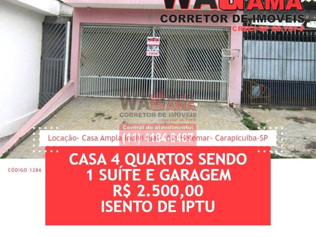 #1286 - Casa para Locação em Carapicuíba - SP - 1