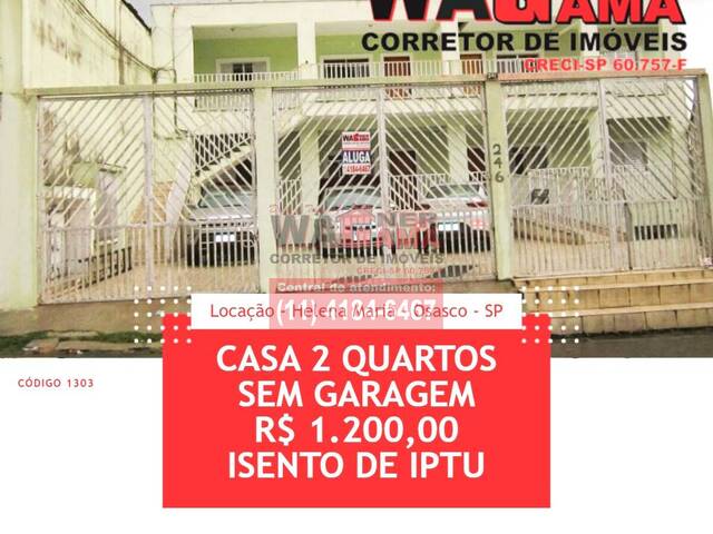 #1303 - Casa para Locação em Osasco - SP - 1