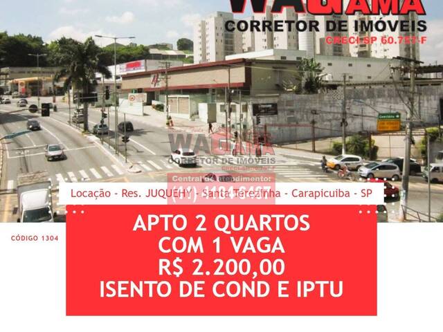 #1304 - Apartamento para Locação em Carapicuíba - SP - 1