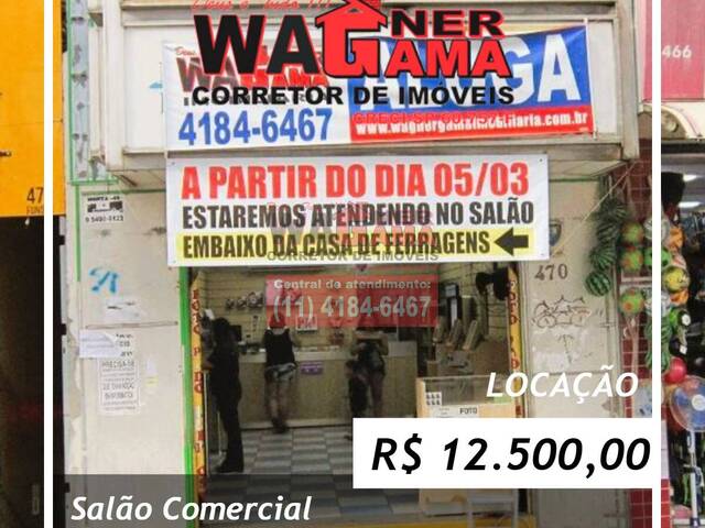 #1301 - Salão Comercial para Locação em Carapicuíba - SP