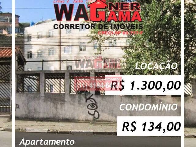 #1325 - Apartamento para Locação em Carapicuíba - SP