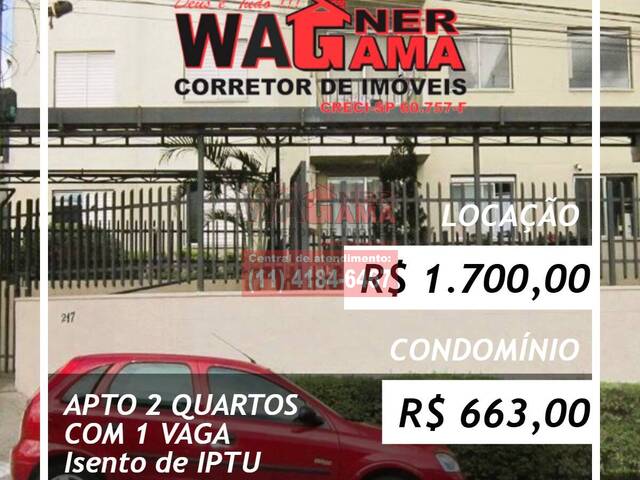 #1326 - Apartamento para Locação em Osasco - SP - 1