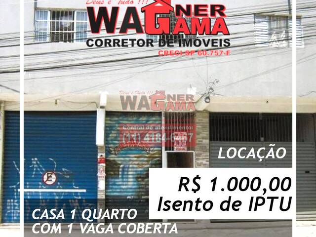 #1345 - Casa para Locação em Carapicuíba - SP - 1