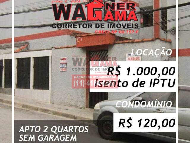 #1346 - Apartamento para Locação em Carapicuíba - SP - 1