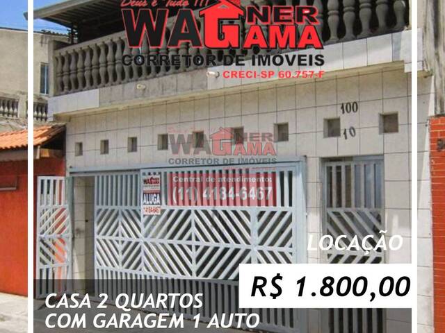 #1357 - Casa para Locação em Carapicuíba - SP - 1