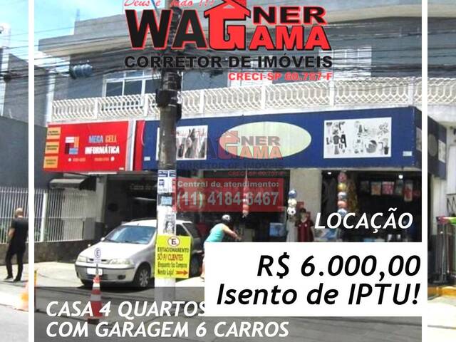 #1358 - Casa para Locação em Osasco - SP - 1