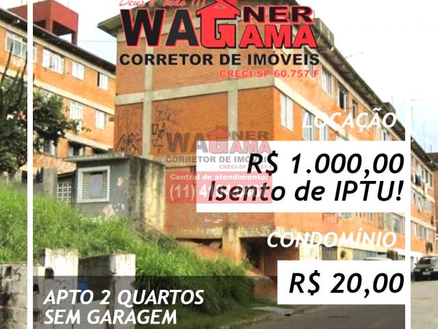 #1360 - Apartamento para Locação em Carapicuíba - SP - 1