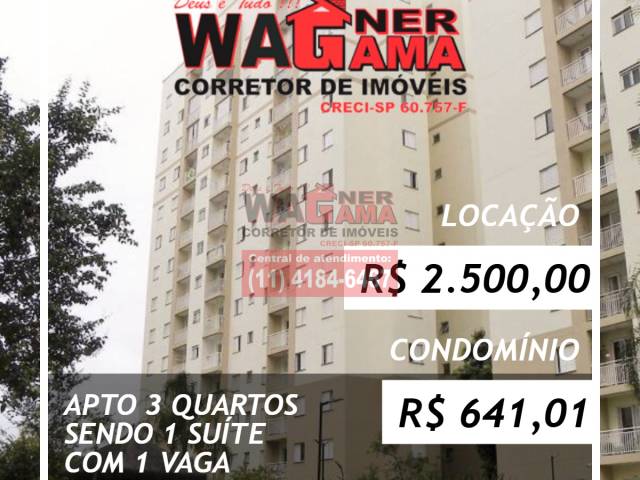 #1370 - Apartamento para Locação em Barueri - SP - 1