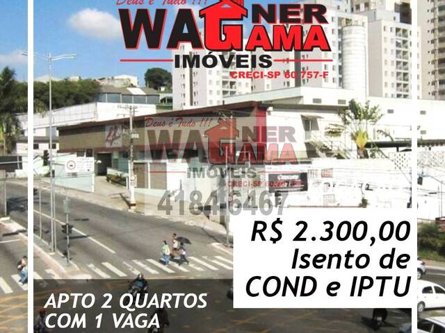 #1374 - Apartamento para Locação em Carapicuíba - SP