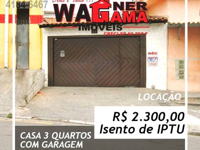 #1380 - Casa para Locação em Carapicuíba - SP - 1