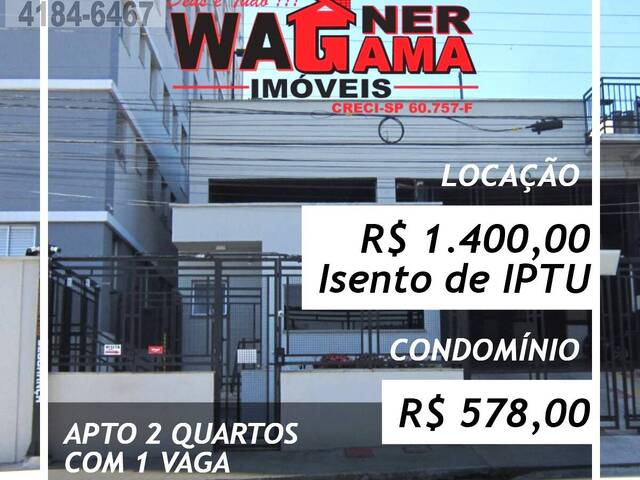 #1387 - Apartamento para Locação em Carapicuíba - SP