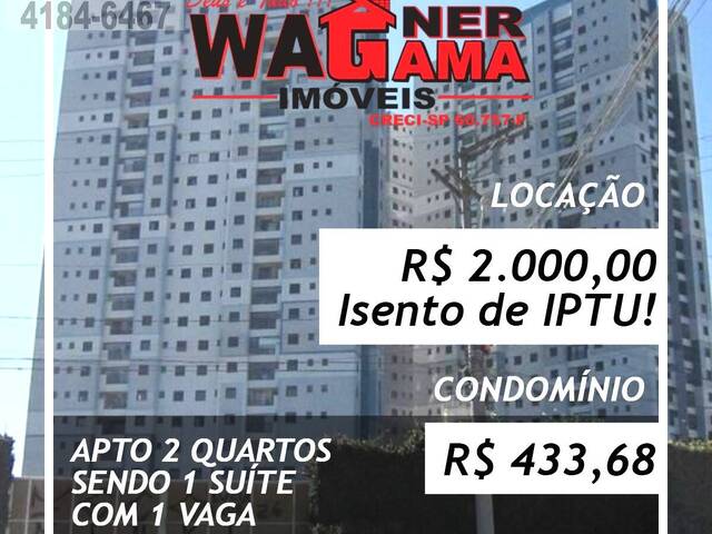 #1398 - Apartamento para Locação em Osasco - SP