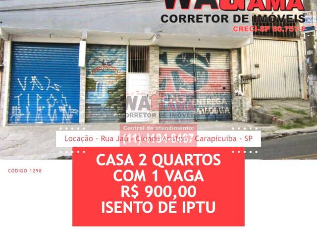 #1309 - Casa para Locação em Carapicuíba - SP - 1