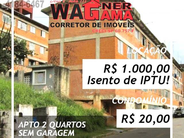 #1391 - Apartamento para Locação em Carapicuíba - SP